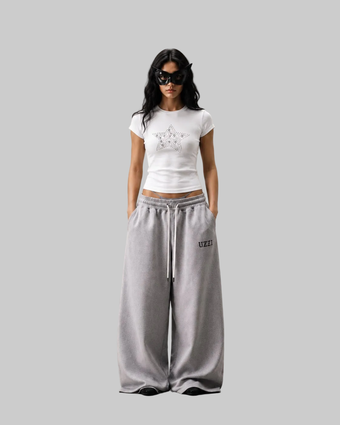 Gray UZZI Cloud Baggy