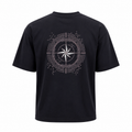 Black UZZI Compass Tee
