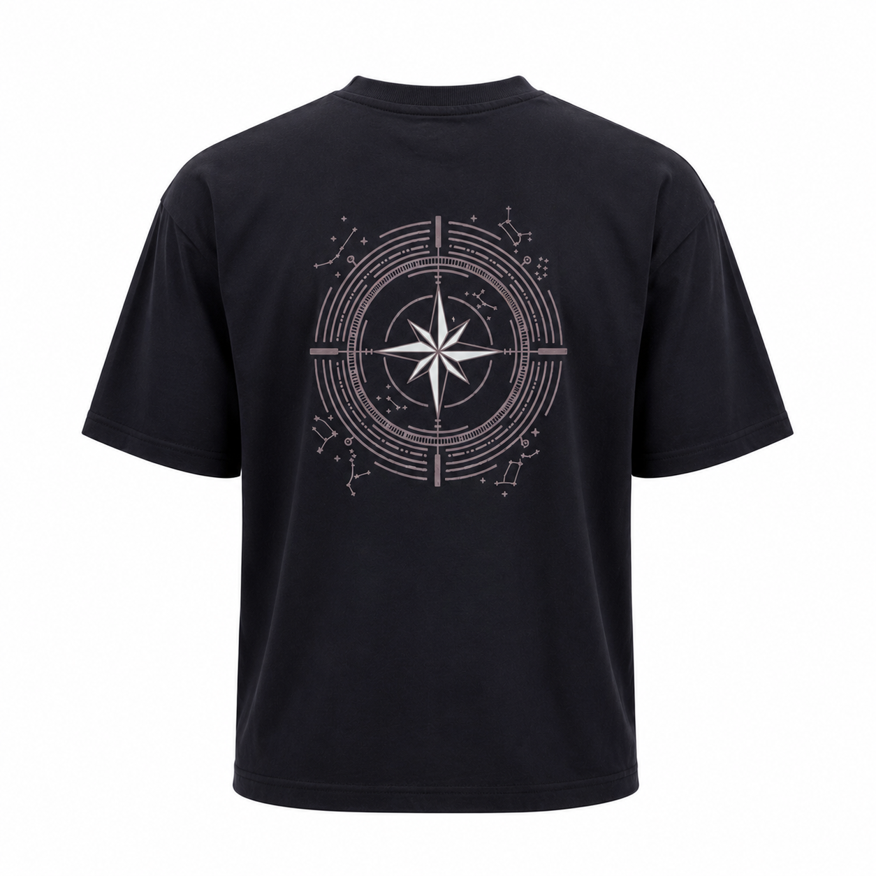 Black UZZI Compass Tee